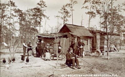 Old Squatter House near Ocala, Florida, c.1880s by American School