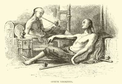 Opium Smokers by American School
