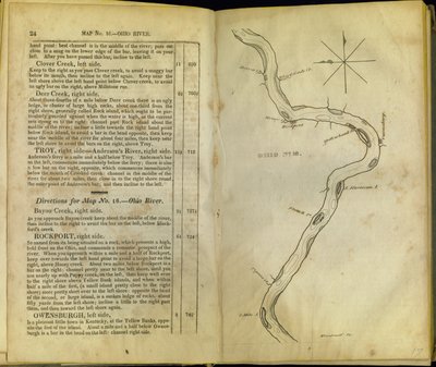 Pages from The Western Pilot..., by Samuel Cummings, Published by G. Conclin, Cincinnati by American School
