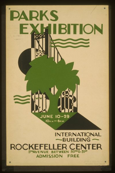 Parks Exhibition, International Building, Rockefeller Center, executed by Mayor
