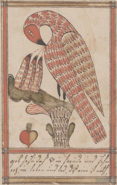 Pelican in its Piety, c.1800 by American School