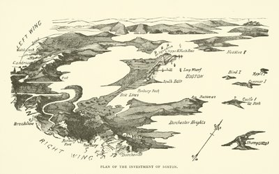 Plan of the investment of Boston by American School