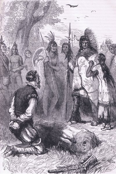 Pocahontas saves Captain Smith