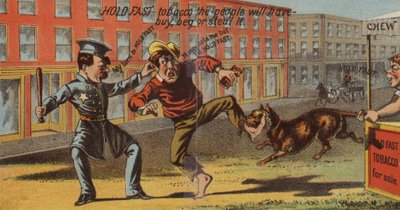 Policeman Arresting Thief by American School