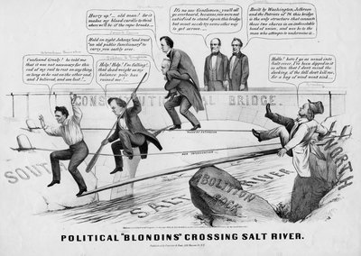 Political Blondins Crossing Salt River by American School