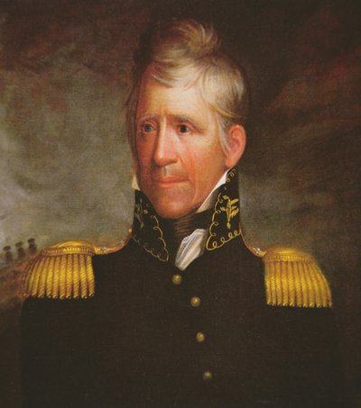 Portrait of American General Andrew Jackson by American School