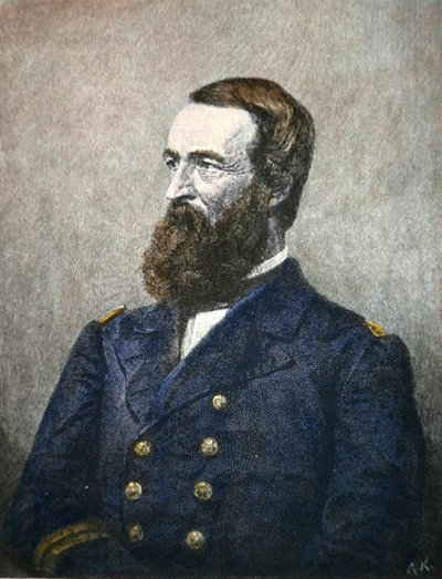 Portrait of David Dixon Porter (1813-91), Admiral in the Federal Navy by American School