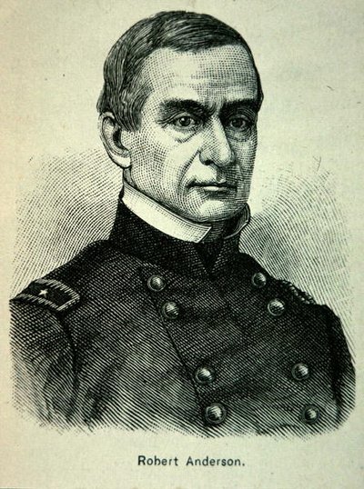 Portrait of Major Robert Anderson (1805-71) by American School