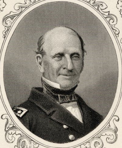 Portrait of Silas Horton Stringham (1798-1876) by American School