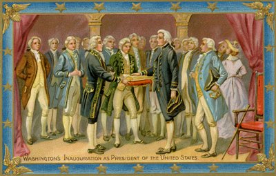 Postcard Depicting George Washington
