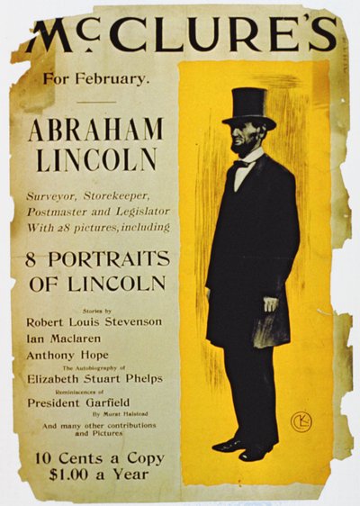 Poster advertising the February edition of McClure