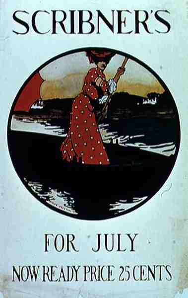 Poster advertising the July edition of 