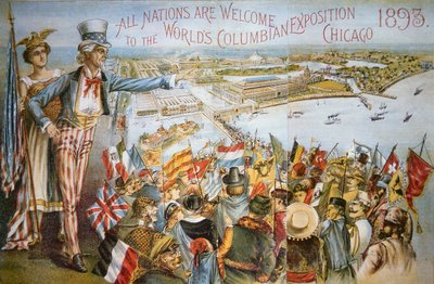 Poster advertising the World