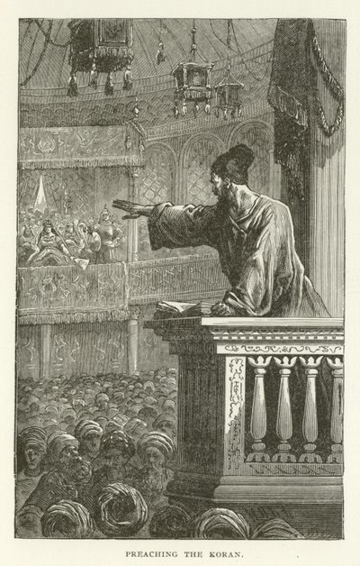 Preaching the Koran by American School