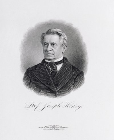 Professor Joseph Henry, from a frontispiece to A Memorial of Joseph Henry, Washington, 1880 by American School