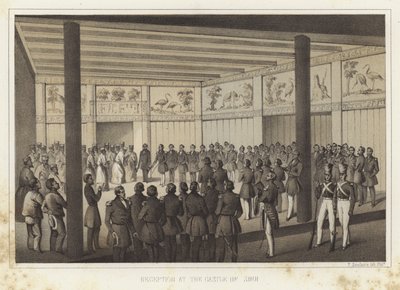 Reception at the Castle of Shui, Ryukyu Islands by American School