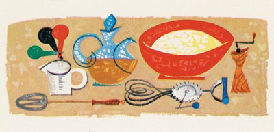 Retro Food: Cooking Utensils by American School