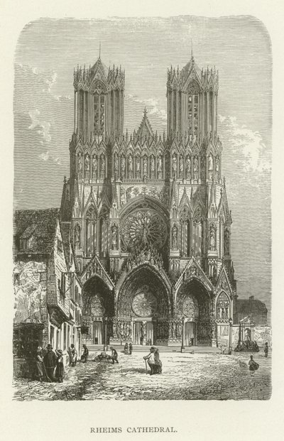 Rheims Cathedral by American School