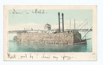 River Packet, Load of Cotton, South by American School