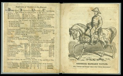 Rough and Ready Almanac for 1848, Published in 1847 by American School