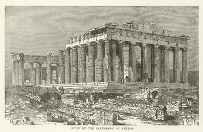 Ruins of the Parthenon at Athens by American School