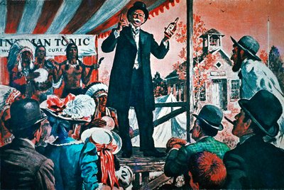 Rural America: travelling salesman of 