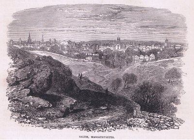 Salem Massachusetts, illustration from Cassell