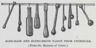Sand-Bags and Slung-Shots Taken from Criminals by American School