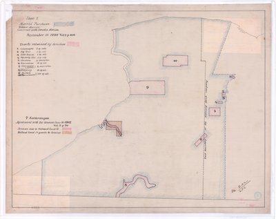 Seneca lands in 1802 by American School