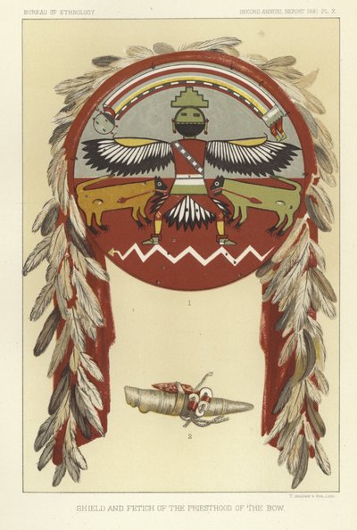 Shield and Fetich of the Priesthood of the Bow by American School