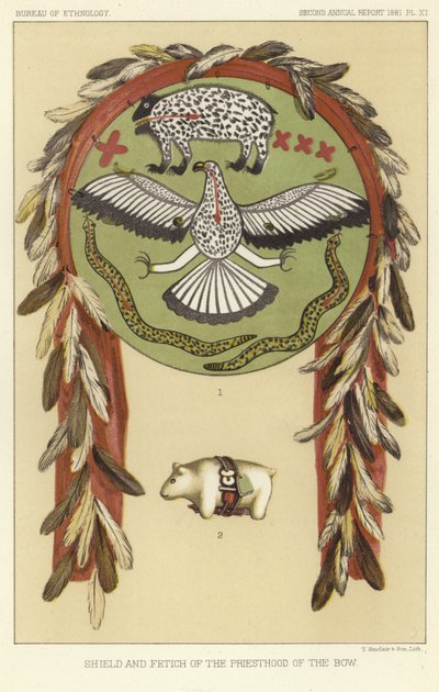 Shield and Fetich of the Priesthood of the Bow by American School