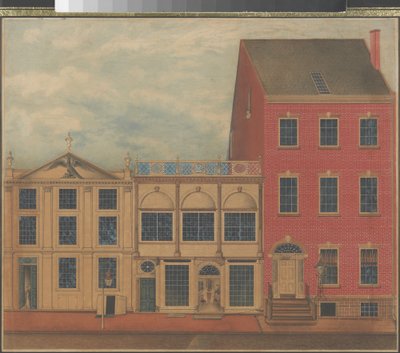 Shop and Warehouse of Duncan Phyfe on Fulton Street in New York City by American School