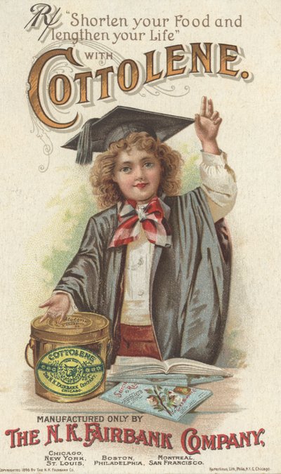 Shorten Your Food and Lengthen Your Life, Advertisement for Fairbank