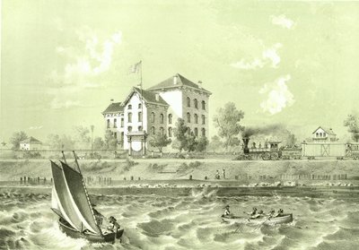 Soldiers Home, from Chicago Illustrated, with Literary Descriptions by James W. Sheahan, Published by Jevne & Almini, Chicago by American School