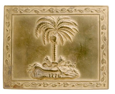 South Carolina Belt Plate by American School