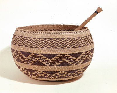 South Western Native American Cooking Basket by American School