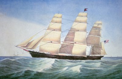 Sovereign of the Seas, lithograph by Nathaniel Currier by American School
