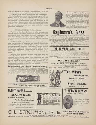 Stevenson, Advertisements by American School