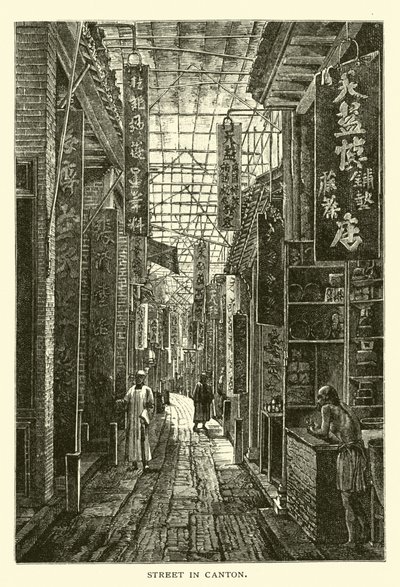 Street in Canton by American School