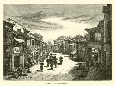 Street in Hong Kong by American School