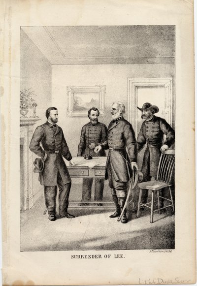 Surrender of Lee by American School