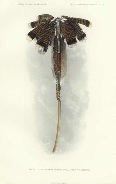Sword of Thlewekwe (Sword Swallower Fraternity) by American School
