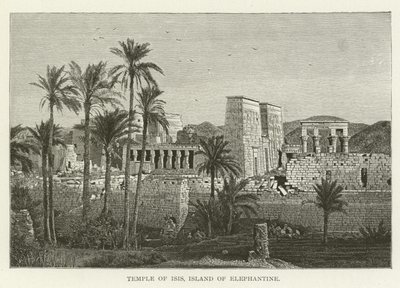 Temple of Isis, Island of Elephantine by American School