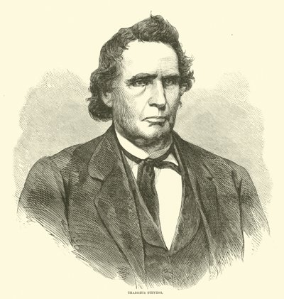 Thaddeus Stevens, January 1866 by American School