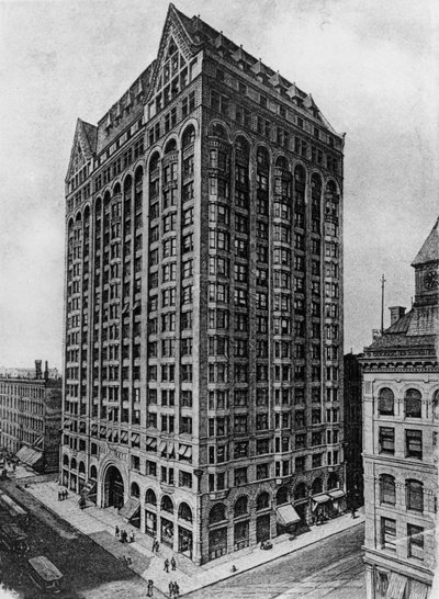 The Capitol Building, also known as the Masonic Temple, Chicago, 1892-1939 by American School