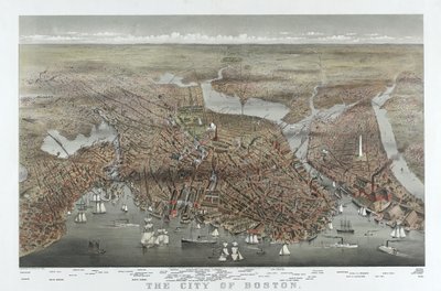 The City of Boston, pub. 1873 by American School