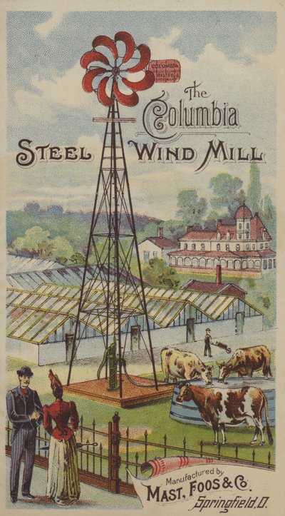The Columbia Steel Wind Mill by American School