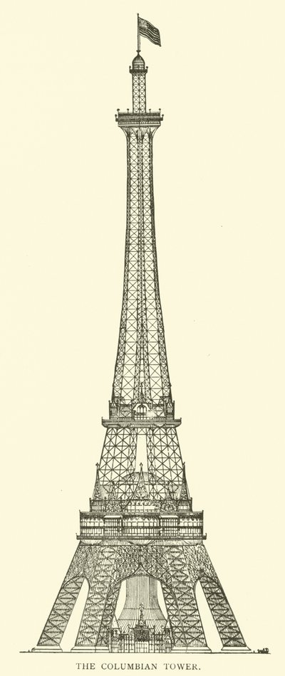 The Columbian Tower by American School