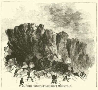 The Crest of Lookout Mountain, November 1863 by American School