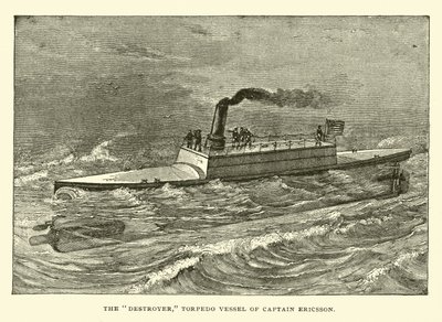 The Destroyer, Torpedo Vessel of Captain Ericsson by American School